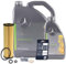 BESTPRICE Inspektionspaket Filterset 1x Ölfilter, 1x Motoröl 5W-30 MB 229.51 6 Liter, 1x Ölablassschraube, 1x Ölwechselanhänger