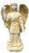 Angel Star Erzengel Raphael Statuette für drinnen und draußen, elfenbeinfarben, 11,4 cm