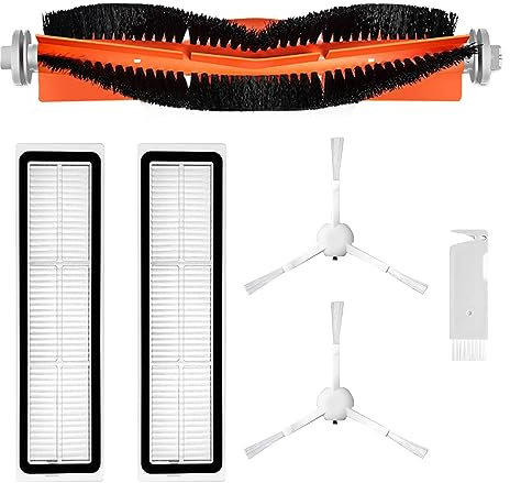 iDMRURvm Ersatz Zubehör Set für Dreame D9/D9 Max L10 Pro Staubsaugerteile 1 Hauptbürste 2 Seitenbürsten 2 Filter 1 Reinigungsbürsten