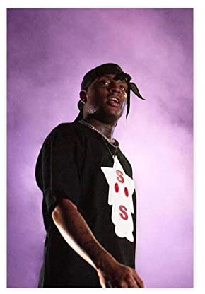 Poster auf Leinwand, Motiv: Rap-Skimaske, The Slump God, Schlafzimmer, Dekoration, Sport, Landschaft, Büro, Raumdekoration, Geschenk, ungerahmt, 20 x 30 cm