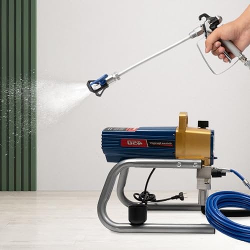 Elektrisches Farbsprühsystem 2.2L/min Airless Hochdrucksprühgerät 1500W Sprühgerät Wandfarbe Spritzpistolen