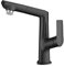 Mitigeur de lavabo extractible, robinet de cuisine, mitigeur avec douchette extractible, mitigeur de lavabo réglable en hauteur, robinet de cuisine, robinet de salle de bain avec extensible noir