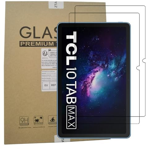 ZTAOOPOU (2 Pezzi Vetro Temperato Per TCL 10 Tab Max/Tab 10 Gen2 (10.4) Protezione Schermo HD Trasparente Pellicola Protettiva TCL Tab 10 NXTPAPER 5G 10.4 Vetro Temperato