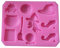 Backformen, Halloween-Silikonmaterial, antihaftbeschichtet, Kuchenform für kreatives Backzubehör, Kürbis, Hexe, Besen, M, Silikon-Kuchenformen, groß, quadratisch zum Backen