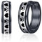 Schwarze Ohrringe 925 Sterling Silber Katze Hund Pfote Print Ohrringe Herz Ohrringe Tierschmuck Geschenke für Frauen Männer Herren