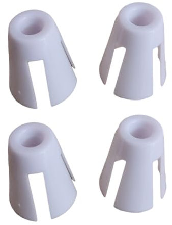 BOKIOESDE 4 Pezzi ad compatibilità per Esigenze di Cucito Porta-Cono per Rocchetto di Filo per tagliacuci 644d 744d Serger in plastica