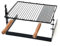 Griglia in ferro battuto regolabile in altezza 50 × 40 × 32 cm