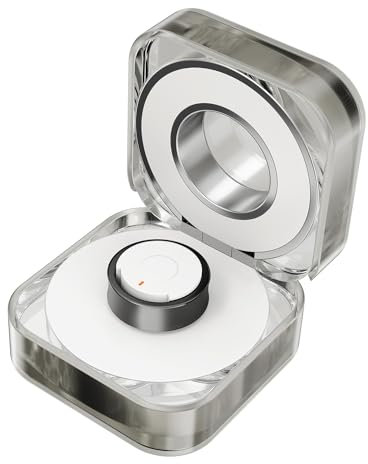 kwmobile TPU Case kompatibel mit Samsung Galaxy Ring Hülle - Schutzhülle für Smartring - Smartring Box Schachtel - Transparent Schwarz