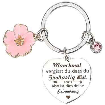 Lrocotanc Geschenke für Frauen – Geburtstagsgeschenk für Frauen – Beste-Freundin-Geschenke – Inspirierende Geschenke für Freundin, Kollegin, Ehefrau und Mutter – Schlüsselanhänger-Geschenk für Frauen