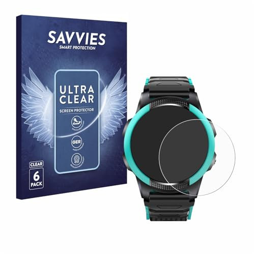 savvies Protector Pantalla para SaveFamily Slim 4G (6 Unidades) Película Ultra Transparente