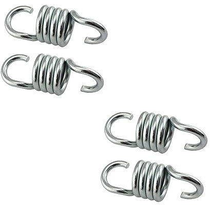 Happyyami 4stücke Schaukel Hängesessel Stahlfeder Für Hängesessel Schaukel Veranda Hängematte Innen Außenbereich Garten Balkon Schwingen Drehen Federung Schaukelhängestuhl Hängemattenstuhl