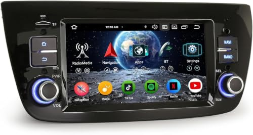 Erisin 8-Kern 4GB+64GB Android 16 Autoradio Bluetooth 1 Din für FIAT Doblo 263 OPEL Combo Tour D 6.1 GPS Navigation IPS Touchscreen Kabelloses CarPlay Android Auto WiFi DAB+ OBD2 DSP Canbus RDS SWC