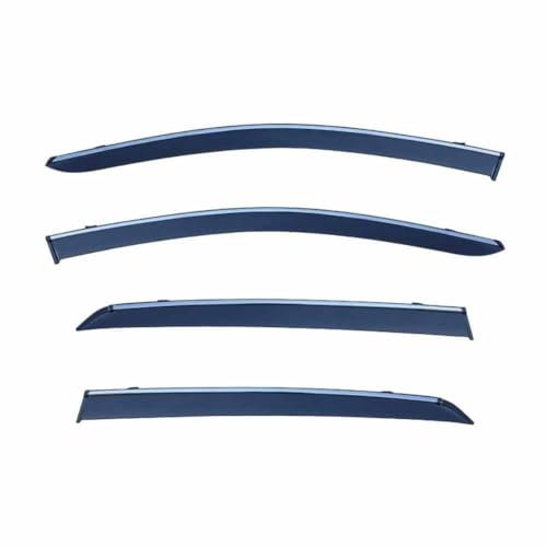 JFENGNB 4 Stück Auto Windabweiser für VW Golf 5 MK5 2004-2024, Seitenfenster Autofenster Regenschutz Regenabweiser Vorne Hinten Rauchabweiser Zubehör