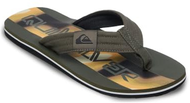 Quiksilver Molokai Layback - Sandalen - 46 - Grün.