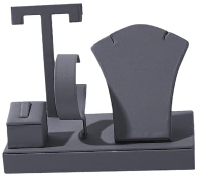 Baoblaze Set espositore per Gioielli, Porta Collana, Porta Anelli, Gioielli per Negozio, vetrina per collane