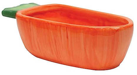 Kaytee Vege-T-Bowl Carrot 7.5 inches,Green