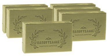 Olive Oil Soap, Papoutsanis, CASE (6 x 125g) by Papoutsanis [Beauty] by Papoutsanis