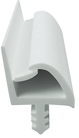 DIWARO® Zimmertür-Dichtung ZT008 | weiß, beige, braun, grau und schwarz | 5 lfm für Zimmertüren und Innentüren. Zum Schallschutz und abdichten der Tür. Bestehend aus TPE (Thermoplastischen Elastomer)