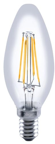 Dimmable LED Clear Candle Bulb 3.5W (32W) Warm-White Small-Screw-Fitting (E14)