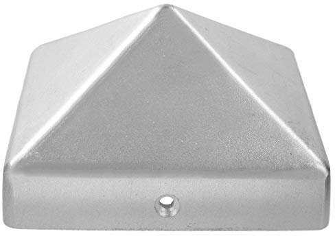 Premium Pfostenabdeckung für Pfosten 90x90 mm, aus Aluminium blank