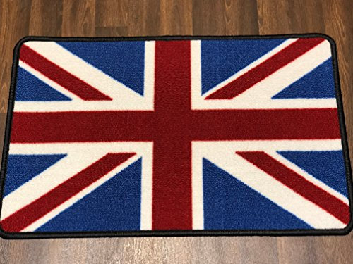 Non Slip Tradional Union Jack Door Mat 50cm x 80cm Red/White/Blue