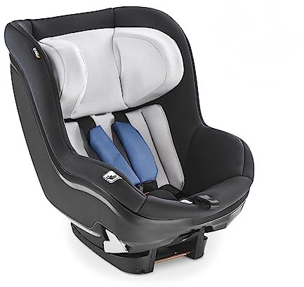 hauck i-Size Reboard Kindersitz iPro Kids für Babys ab Geburt bis Köpergröße 105 cm (0 - 18 kg), ECE R129, Gruppe 0, 1, 2, Einstellbare Kopfstütze, Isofix Basis Separat Erhältlich (Denim)