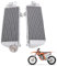 AnXin Radiatore Radiatori Aluminum Fit per EXC XC-W 250 300 350 450 500 SX SX-F Factory Editon EXC-F XC XC-F XC-W 2016 2017 2018 Moto Cross