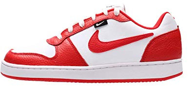 Nike Herren Ebernon Low Prem Basketballschuhe, Weiß (White/Univ Red/Black 101), 46 EU