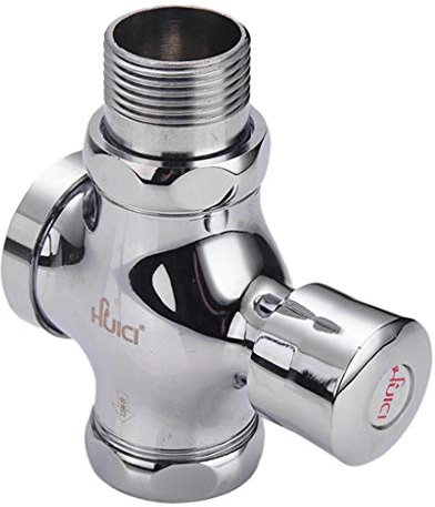 kesoto Robinet de Chasse à Fermeture Automatique en Cuivre - argent, A: Longueur totale 10.5cm