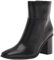 The Drop Ibita, Stivaletto con Tacco Alto e Cerniera Laterale Donna, Nero, 38.5 EU
