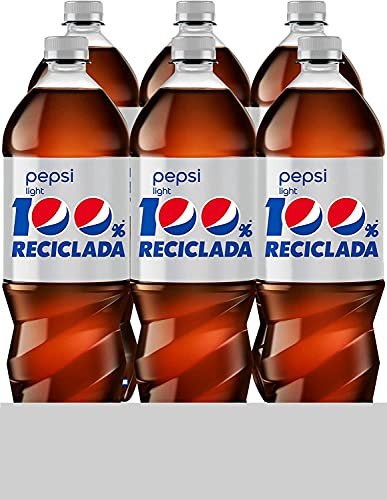 Pepsi Light Refresco de cola bajo en calorías y en azúcares, packs de 6 botellas de 1.75 litros, 10.5 litros en total