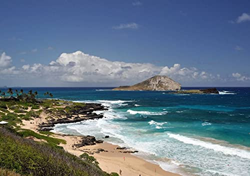 CALVENDO Poster 42,0 x 29,7 cm Querformat Die Nordküste von Oahu, Hawaii, Poster DIN A3 quer| Bilder, Kunstdruck, Wandbild, Wanddeko, Prints ohne Rahmen
