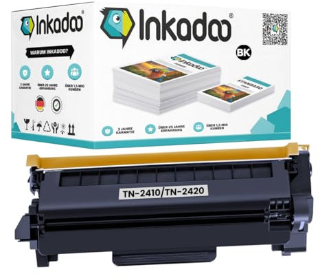 Inkadoo Kompatibel Toner für Brother TN 2410 / TN 2420 für DCP-L 2510 2530 2537 2550 HL-L 2310 2350 2357 2370 2372 2375 MFC-L 2710 2712 2730 2732 2735 2750 (6000)