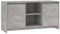 vidaXL Mobile Porta TV Grigio Cemento 102x37,5x52,5 cm in Truciolato
