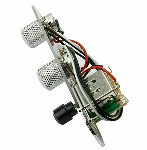 Guitar Control Plate 3-way Converter For Telecaster In Chrome Electric Guitar Bridge