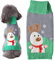 PETCARE Hundepullover Weihnachten Hund Rollkragenpullover Weihnachten Muster Strickwaren warme Haustier Pullover für Hundewelpen Party Puppy Geschenk für Hund (graugrüner Elch, 2XL)