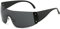 Long Keeper Wrap Around Sonnenbrille für Damen Herren, Trend Y2k Sonnenbrille Damen Groß Vintage 2000s Mode Randlose Brille mit UV Schutz