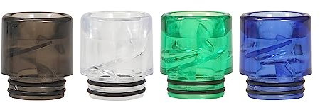 YiTenn 810/510 Gewinde Drip Tip Verdampfer Atomizer Ersatz Munststück (810 (4 stück))