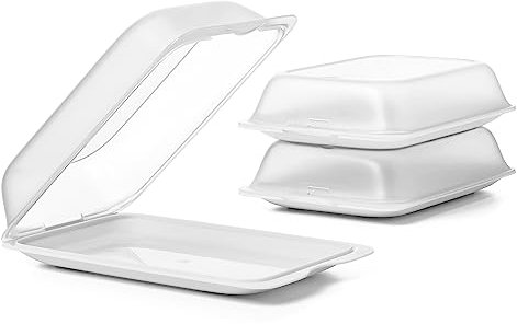 TATAY Porta Embutidos Fresh | Set de 3 Maxi | Tupper Embutido Nevera | Tapa Extraíble, Apilable | Apto Congelador, Microondas y Lavavajillas | Libre de BPA, 17 x 6,2 x 25,2 cm, Color Blanco