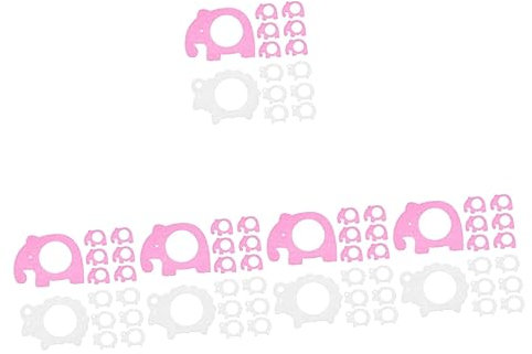 Lurrose 80 STK Serviettenringe Aus Filz Lamm-serviettenring Süße Serviettenfolie Serviettenhalter Aus Filz Abendessen-Ostern-serviettenhalter Ostern Tischdeko Gefühlt Handtuch Esstisch