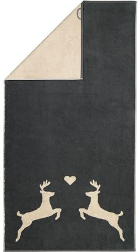 Cawö Handtücher Alpenchic Edition Hirsche 6228 Granit - 73