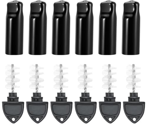 Beer Faucet Cap Keg Tap Brush, 6Pcs Beer Tap Plugs & 6Pcs Kegerator Tap Cover for Most Standard American Beer Faucets