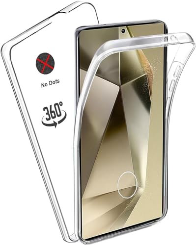 KP TECHNOLOGY Galaxy S24 Ultra Case - (360 Front + Back Protection) Full Complete Protection For Samsung Galaxy S24 Ultra - Clear