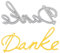 Stanzenshop Stanzschablone: Schriftzug Danke - Kreatives Bastelwerkzeug für das perfekte Dankeschön, Verwandle jedes Projekt in ein Meisterwerk, Perfekt für DIY-Geschenke und Einladungen.