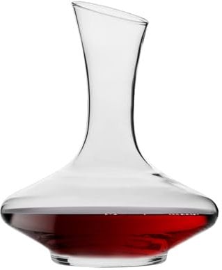 Carafe à vin | 1200 ml | Grande | Fait à la main | Parfait pour la maison, les restaurants, les fêtes et les événements | Verre cristallin | Sans plomb