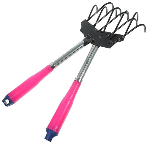 KITANDOVE Rechen Für Landwirtschaft Und Garten Graspflügen-Tool Erdlocker Unkrautentferner Robustes Werkzeug Für Pflanzarbeiten