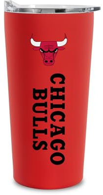 Rico Industries NBA Basketball Chicago Bulls Trinkbecher, weich, griffig, 530 ml