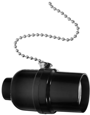 Housoutil Base De De Con Soporte E27 Portalámparas Con Interruptor De Pieza De De Iluminación