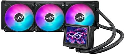 ASUS ROG RYUYJIN III 360 ARGB Extreme All-in-one AIO CPU Liquid Cooler, AMD Ryzen 9000 & Intel Core Ultra Ready, Asetek Gen8 V2 Pump; high Airflow & Static Pressure Magnetic Fans