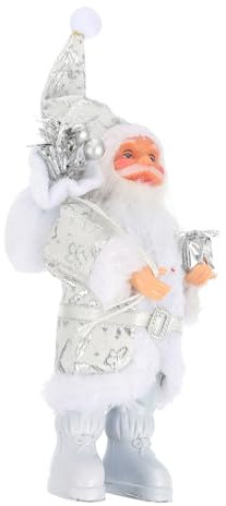 Zerodeko 1Stk Weihnachtsmann-Anhänger Netz Tür im Freien Dekorationen Außenglocke Pole Christbaum anhänger christbaumanhänger hängende weihnachtsverzierung Weihnachtsbaum Sport Silver